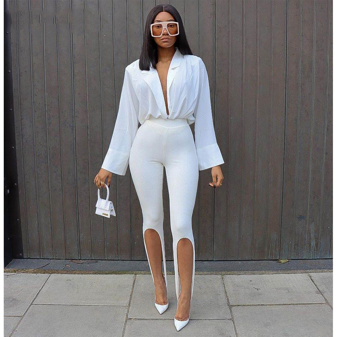 The Jolie High Slit Legging