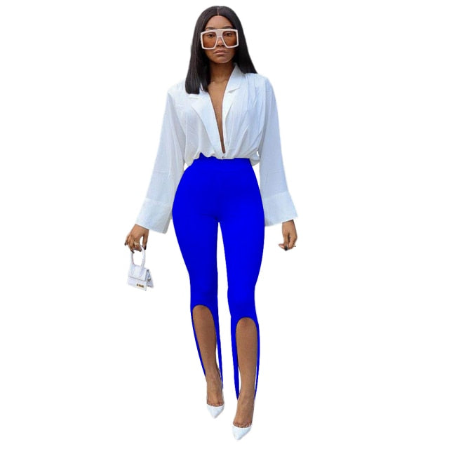 The Jolie High Slit Legging