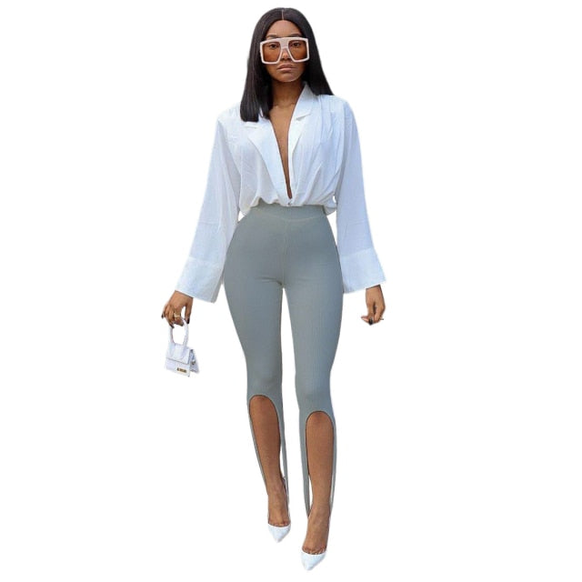 The Jolie High Slit Legging