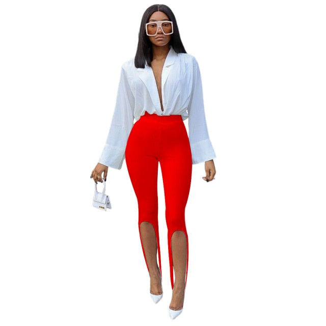 The Jolie High Slit Legging
