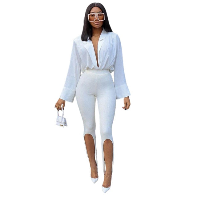 The Jolie High Slit Legging